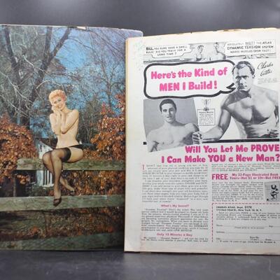 Vintage 1950s Leg-O-Rama Gala Adult Magazines Topless Scantily Clad Woman Fetish *18+ NUDITY