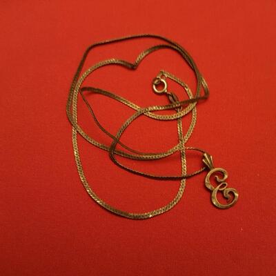 Sterling Initial Necklace