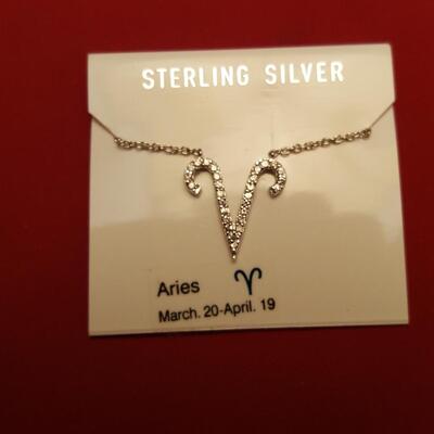 Sterling Silver Aries Necklace
