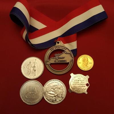 Collection of Medallions and Tokens