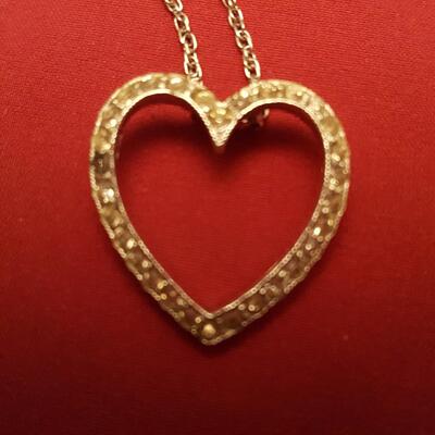 Valentine Sterling Heart Necklace