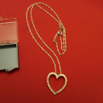 Valentine Sterling Heart Necklace