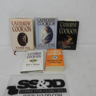 5 Catherine Cookson Books Plainer Still -to- Heritage of Folly The Fen Tiger