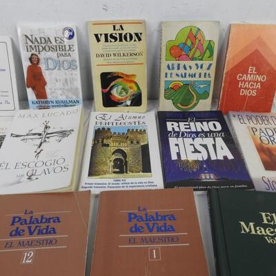 18 Spanish Books: Pasos Hacia la Paz Interior -to- La Palabra de Vida El Maestro