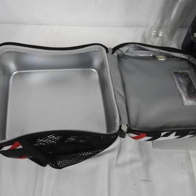 7 pc Kitchen: 3 Lunch Bags, 4 Water Bottles, Teavana, Ozark Trail
