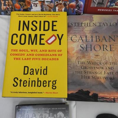 9 Non-Fiction Books: College Basketball Book, Fading Echoes, A Beautiful Mind
