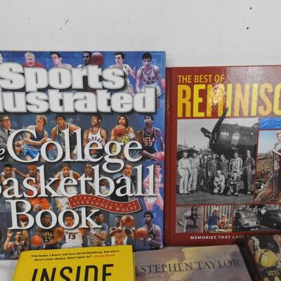 9 Non-Fiction Books: College Basketball Book, Fading Echoes, A Beautiful Mind
