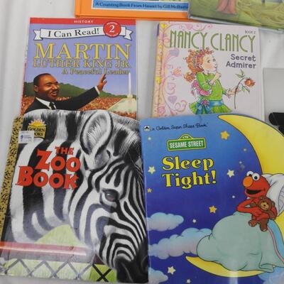 16 Children's Books, Maya Lin, Fancy Nancy, Sesame Street, Sheba Lee, Gecko