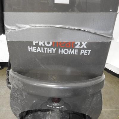 Bissell Carpet Cleaner: Pro Heat 2X Healthy Home Pet. Turns On