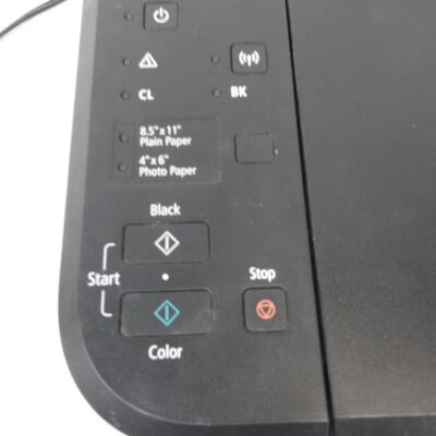 Canon Pixma MG 3620 Printer. Turns on, needs ink, has cord.