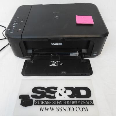 Canon Pixma MG 3620 Printer. Turns on, needs ink, has cord.