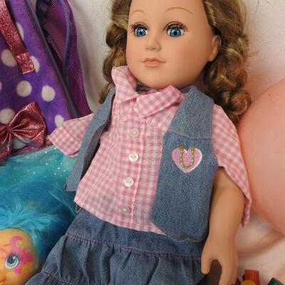 Lot of Toys: My Life Doll with clothing & accessories, My Little Pony Horses