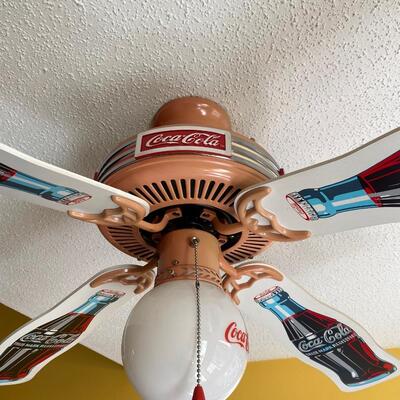 COCA-COLA ~ Ceiling Fan ~ Excellent
