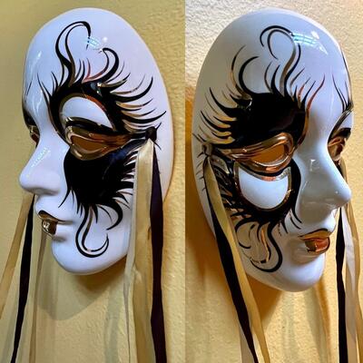 Six (6) Assorted Hanging Wall Masks