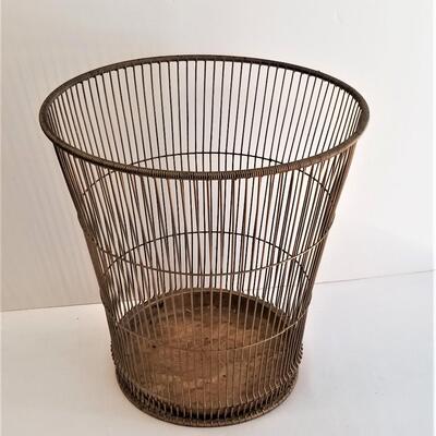 Lot #70 Cool Antique Wastebasket - patented 1914