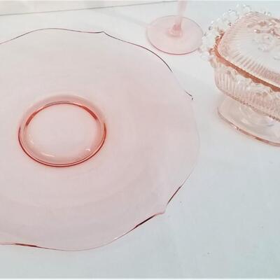 Lot #73  Three pieces of Pink Depression-era glass
