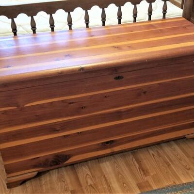 Lot #75  Vintage Cedar Chest - very clean, great condition