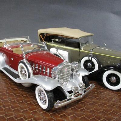 1932 Cadillac V-16 Sport Phaeton & 1932 Lincoln Scale 1/18