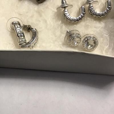 Six Pairs of Vintage Swarovski Crystal Earrings