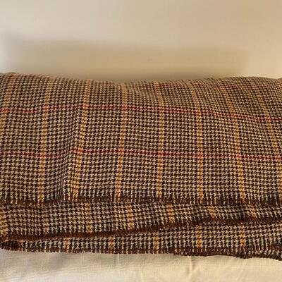 Vintage Ralph Lauren Wool Houndstooth  blanket