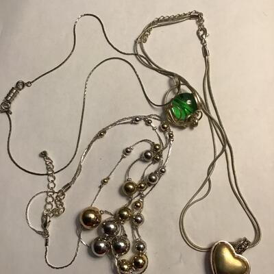 A group of 15 Assorted Costume Jewelry Necklaces