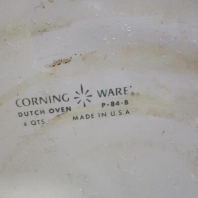 Corning Ware, Pyrex and Oven King Baking Dishes Some with Lids