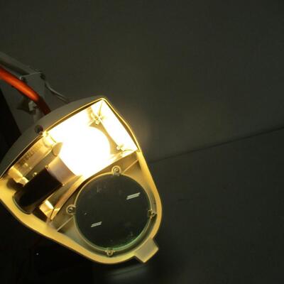 Lamp With Magnifying Glass