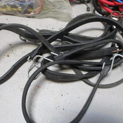 Box Lot Of Straps & Bungie Cords