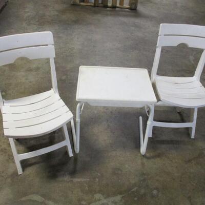Outdoor Foldable Chairs & Table