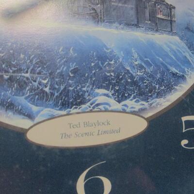 Ted Blaylock Train Clock