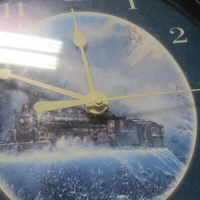 Ted Blaylock Train Clock