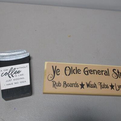 Wall Decor Signs