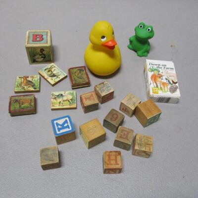 Kids Toys - Alphabet Blocks - Stamps
