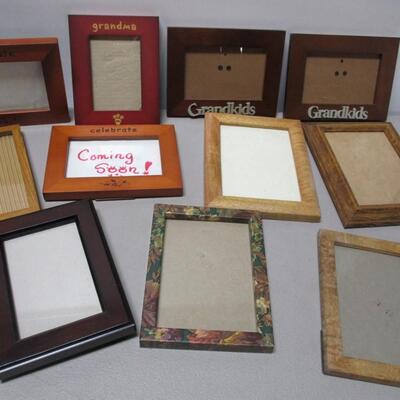 Box Lot Of Picture Frames