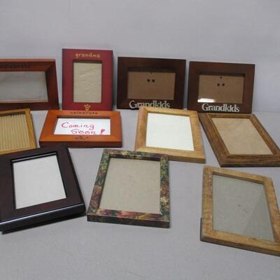Box Lot Of Picture Frames