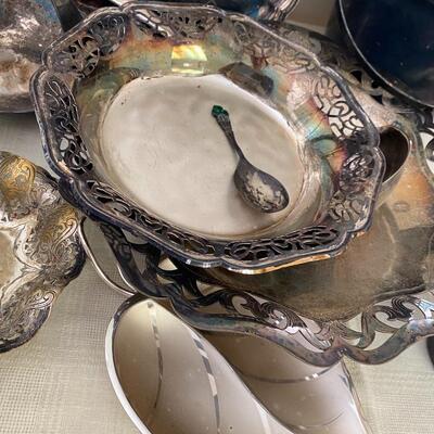 Silver Plate Assortment of Items