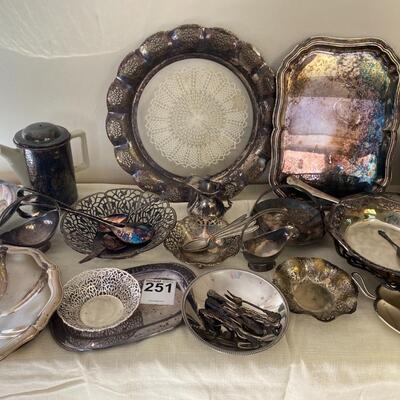 Silver Plate Assortment of Items
