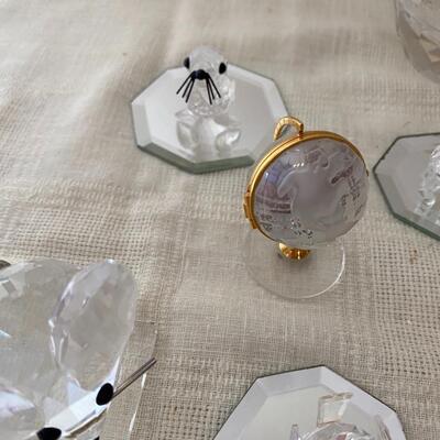 Collection of Swarovski Crystal Figurines