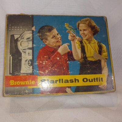 Vintage Brownie Camera with Box