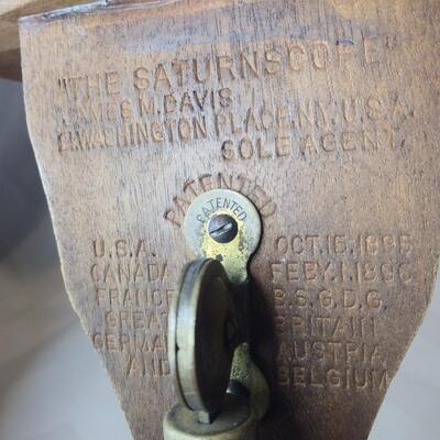 The "Saturnscope"  1895