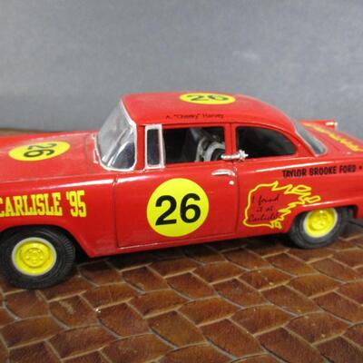 1957 Chevy Bel Air Fireball 22 1/18 Scale - Ford Thunderbird