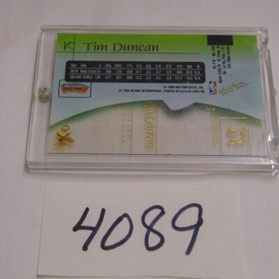 Item 4089 Tim Duncan card