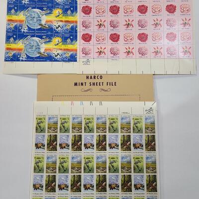 Lot 59: Over $200 Retail:  18-14 cent Stamps, Mint File Sheets