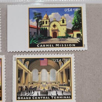 Lot 54: High Value Special Scenic Stamps, $$79.65 Retail ($4.95, 17.50, 18.30, 18.95, and 19.95)