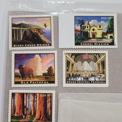 Lot 54: High Value Special Scenic Stamps, $$79.65 Retail ($4.95, 17.50, 18.30, 18.95, and 19.95)