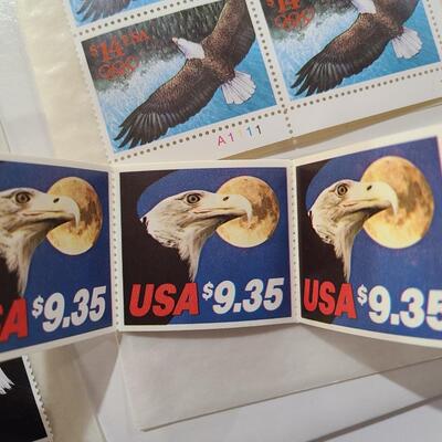 Lot 38: Retail $164.60 Eagle & Moon High Value Stamps (2541,2542,1909,2520,2419)