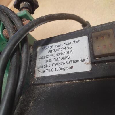 Tabletop Belt Sander