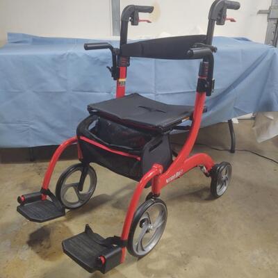 Nitro Duet Transport Chair/Rollator