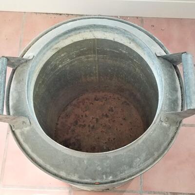 Lot #90   Old Galvanized Water Can