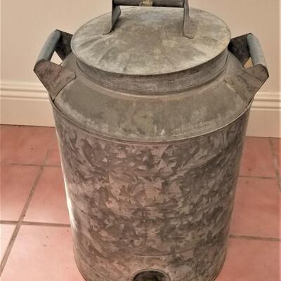 Lot #90   Old Galvanized Water Can